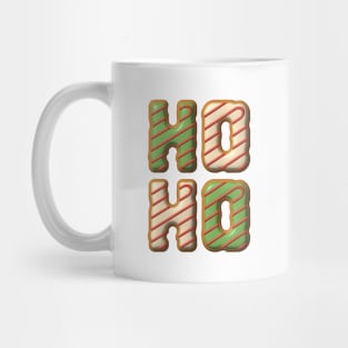 Hoho Christmas Cookies Lettering Mug